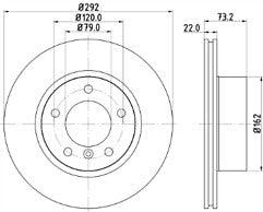  BMW E81 E87 E90 E91 FRONT DISC FRONT BRAKE PADS 292MM DIAMETER 