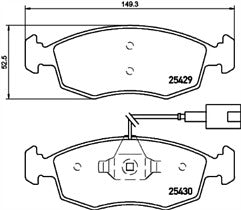 FOR FIAT 500 0.9 TWINAIR 312 FRONT DRILLED GROOVED BRAKE DISC MINTEX PADS