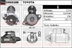 FOR LEXUS IS220 IS200 TOYOTA AURIS AVENSIS COROLLA RAV-4 STARTER   MOTOR 