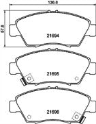 FOR HONDA CIVIC 1.6 VTEC 5DR 2001ON  FRONT BRAKE DISCS & MINTEX PADS