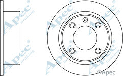 2 GENUINE PAGID REAR SOLID BRAKE DISCS FOR CITROEN XANTIA 1.6 1.8 1.9 2.0 224MM
