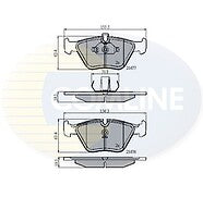 FOR BMW 520 525 523 528 530 E39 FRONT & REAR BRAKE PADS X 8