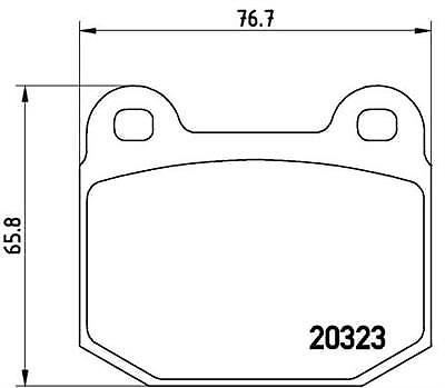 LOTUS ELISE 2 ELEVEN EUROPA EXIGE 1.8  FRONT BREMBO BRAKE PADS SET 