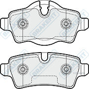 MINI COOPER CLUBMAN COOPER R55 R56 R57 1.6D 1.6 BRAKE PADS FRONT REAR PADS
