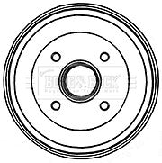 FOR NISSAN K12 1.2 1.4 1.5DCi NISSAN NOTE 2 REAR BRAKE DRUM BEARING FITTED
