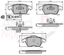 FOR SKODA FABIA OCTAVIA VW GOLF MK5 MK6 JETTA PASSAT OE QUALITY FRONT BRAKE PADS