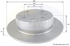VAUXHALL ASTRA CAVALIER  MK3 REAR BRAKE DISCS REAR NEW PAIR