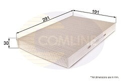 FOR IVECO DAILY 2.3HPi TURBO DIESEL 2006-2012 AIR CONDITION POLLEN CABIN FILTER