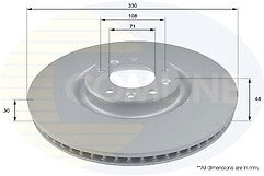 308 GTI THP S/S BY PS (MK2 (T9))  FRONT REAR DRILLED GROOVED BRAKE DISCS & PADS
