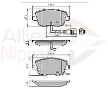 SKODA FABIA 1.9TDI 2.0VRS FRONT BRAKE DISCS FRONT BRAKE PADS 