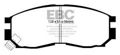 FOR MITSUBISH ASPIRE  2.0 / PROTON COMPACT 1.6 EBC FRONT BRAKE PADS SET OF 4