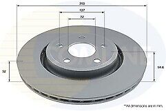 FOR JEEP GRAND CHEROKEE WK WK2 FRONT DRILLED PERFORMANCE BRAKE DISCS PADS+WIRE