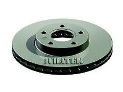 C-MAX TITANIUM X TDCI FRONT REAR  BRAKE DISC CROSS DRILLED GROOVED MINTEX PAD
