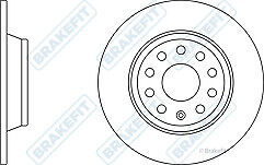 AUDI A3 Q3 GOLF OCTAVIA SUPERB BRAKE DISC DRILLED GROOVED 312 + 282 FRONT BACK 