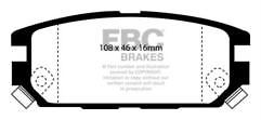 FOR MITSUBISHI CHARIOT GRANDIS 3.0 (10/99) EBC REAR BRAKE PADS SET OF 4