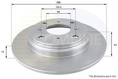 FOR HONDA PRELUDE BB1 BB2 BB3 1992-1997 REAR BRAKE DISCS REAR BRAKE PAD  4 STUD