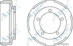 TRANSIT TOURNEO MK6 MK7 2.0 2.2TDCi 01-14 REAR BRAKE DRUM SHOE FITTINGS 10"DRUM