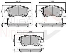 FOR TOYOTA AURIS E150 1.33 1.4 1.6 2.0 2.2 OE QUALITY FRONT BRAKE PADS