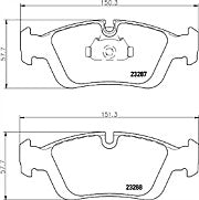 FOR BMW Z3 MINTEX FRONT VENTED BRAKE PAD BRAKE DISCS  BMW Z3