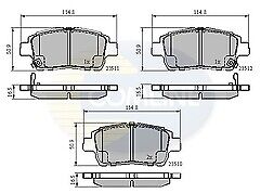 FOR TOYOTA CELICA COROLLA E12 PRIUS YARIS OE QUALITY FRONT BRAKE PADS
