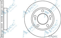 SSANGYONG REXTON  FRONT  VENTED BRAKE DISCS 294mm 