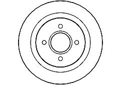 FORD FOCUS RS MK1 REAR BRAKE DISCS PADS 2 REAR BRAKE CALIPER