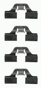 FOR AUDI 100 ALFA 145 CITROEN C3 C4 DS3 REAR MINTEX BRAKE SHOE FITTING KIT 
