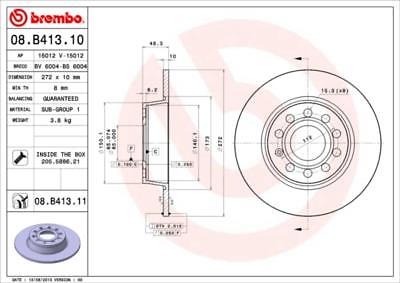 PASSAT TIGUAN BiTDi SCR 240 BRAKE DISC PAD BREMBO DRILLED GROOVED FRONT REAR