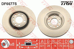 VAUXHALL ZAFIRA 2.0T VXR BRAKE DISCS CROSS DRILLED GROOVED PADS FRONT REAR TRW