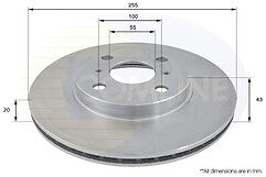 FOR TOYOTA MR2 18VVTI 1999-ON FRONT BRAKE DISCS MINTEX BRAKE PADS 