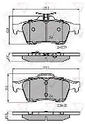 FOR VAUXHALL OPEL VECTRA C MK2 1.6 1.8 2.0 2.2 2.8 OE QUALITY REAR BRAKE PADS