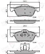 BRAKE PAD SET FOR NISSAN PRIMERA FRONT 1.6 2.0 P11 TRAVELLER W11 1996 
