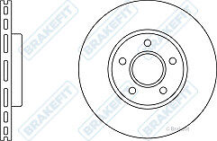 FOR TRANSIT CONNECT T230 BRAKE DISC CROSS DRILLED GROOVED FRONT  BRAKE PADS