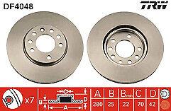 FOR ASTRA ZAFIRA SRI 2.0 MK5 BRAKE DISC CROSS DRILLED GROOVED PAD TRW FR RR