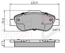 FRONT BRAKE PAD SET ADB01600 FITS FIAT PANDA 1.3 MULTIJET 169 2003-012
