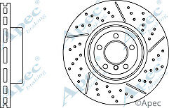 3 SERIES 330D XDRIVE M  DRILLED GROOVED BRAKE DISCS DISC 370MM+345MM MINTEX PADS