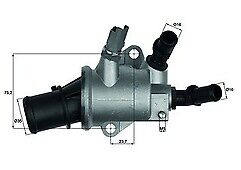 ALFA ROMEO 159 1.9JTD LUSSO THERMOSTAT COMPLETE WITH SENSORS HOUSING 