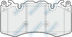 RANGE ROVER 3.0 SDV6 HYBRID MK 4 FRONT REAR DRILLED GROOVED BRAKE DISC BRAKE PAD
