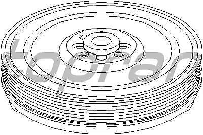 VW CRAFTER 30-35 2.5tDI 06-ON CRANKSHAFT DAMPER PULLEY 918062