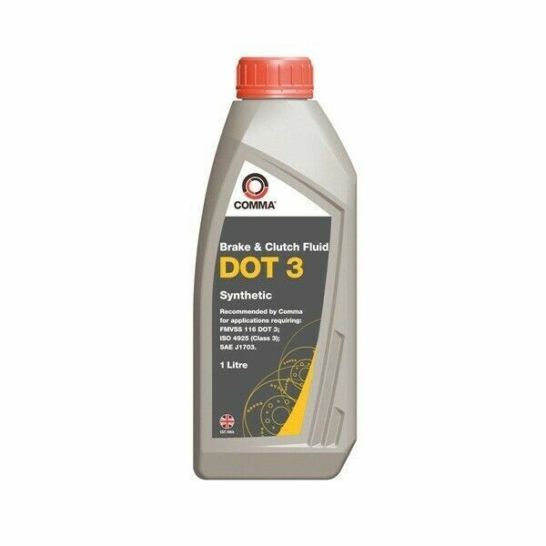 COMMA DOT 3 BRAKE FLUID AND CLUTCH FLUID  BF500M 500ML