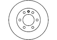 FOR MERCEDES SPRINTER CDi BlueTec CROSS DRILLED GROOVED BRAKE DISC BRAKE FRONT