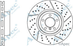 BMW 430d XF30 DIMPLED GROOVED BRAKE DISC 345MM BRAKE 34 20 6 797 600