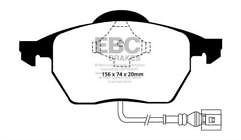 FOR AUDI A3 1.8 T QUATTRO 8L (1996-2003) EBC FRONT BRAKE PADS SET OF 4