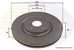 FOR NISSAN INFINITI FX50 G37 M30 M37 Q60 Q70 370Z DRILLED FRONT BRAKE DISCS 