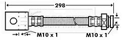 FOR NISSAN SERENA VANETTE CARGO SERENA C23M 1.6 2.0 2.3 REAR CENTER  BRAKE HOSE