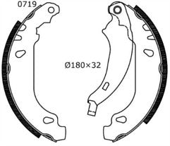 PEUGEOT 206 1.1 1.4 1.6 1.9TD HDI REAR BRAKE SHOE NON ABS