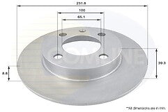 LUPO POLO GTI  REAR DRILLED GROOVED BRAKE DISC & PADS