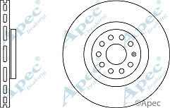 SKODA OCTAVIA 2.0TDI VRS 180BHP CROSS DRILLED BRAKE DISCS MINTEX BRAKE PADS