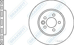 ROVER 75 MG ZT FRONT BRAKE DISC FRONT BRAKE PAD FRONT SENSOR
