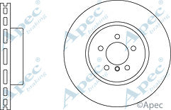2 X GENUINE APEC BRAKE DISC TO FIT THE FRONT OF BMW 518 520 530  348MM VENTED